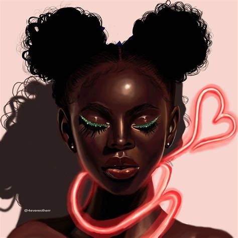 black girl illustration